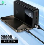 Green Turbo-20 High -Speed Portable Power Bank ,Equipped With Four Wire Charging Power Bank - Image 2
