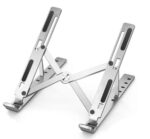 Creative Folding Laptop Stand & Storage Bracket, Adjustable Multi-Angle Design, Portable & Durable, Ideal for Laptops, Tablets, Office Use - Image 5