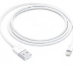 Lightning to USB Cable for Fast Charging and Data Sync, Durable Design, 1m Length, Compatible with iPhone, iPad and Apple Devices