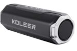 KOLEER S218 Speaker Outdoor Portable Sound Box HD Stereo Sound Bass Sub woofer Loudspeaker AUX/USB/Wireless/5V Black - Image 2