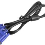 VGA 1.5m VGA  with 15-pin connectors, durable design, shielded for clear analog video, compatible with PCs, monitors, and projectors.