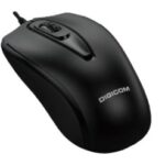 Digicom Wired Optical -W10 Mouse(Black)