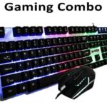Hi-Tech HTI 200 RGB Gaming Keyboard Mouse Combo Set Wired