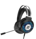 HP H120 USB 2 Pin Gaming Headset with Mic Control (Black)