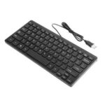 USB Mini Compact Black Keyboard - Image 2
