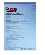 KDS111 Optical Wired  Mouse111(Black) - Image 3